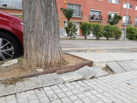 Foto vorera en mal estat Foto vorera en mal estat