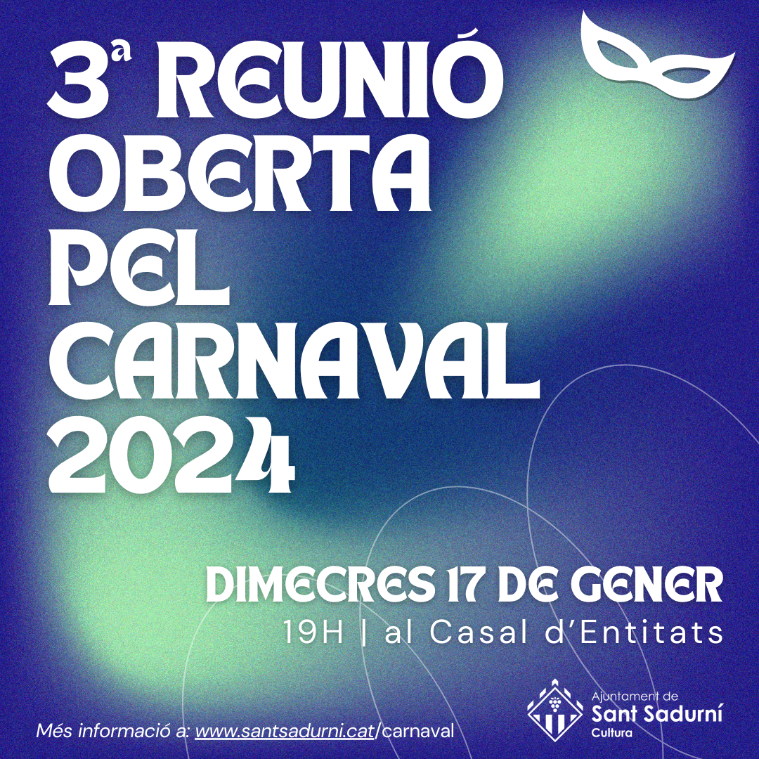 Carnaval 2024 - Reunió 17/01