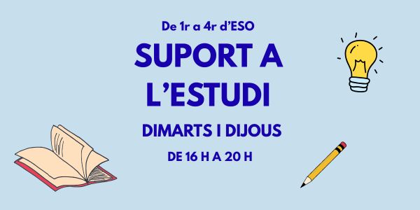 Suport a l'estudi banner Suport a l'estudi banner
