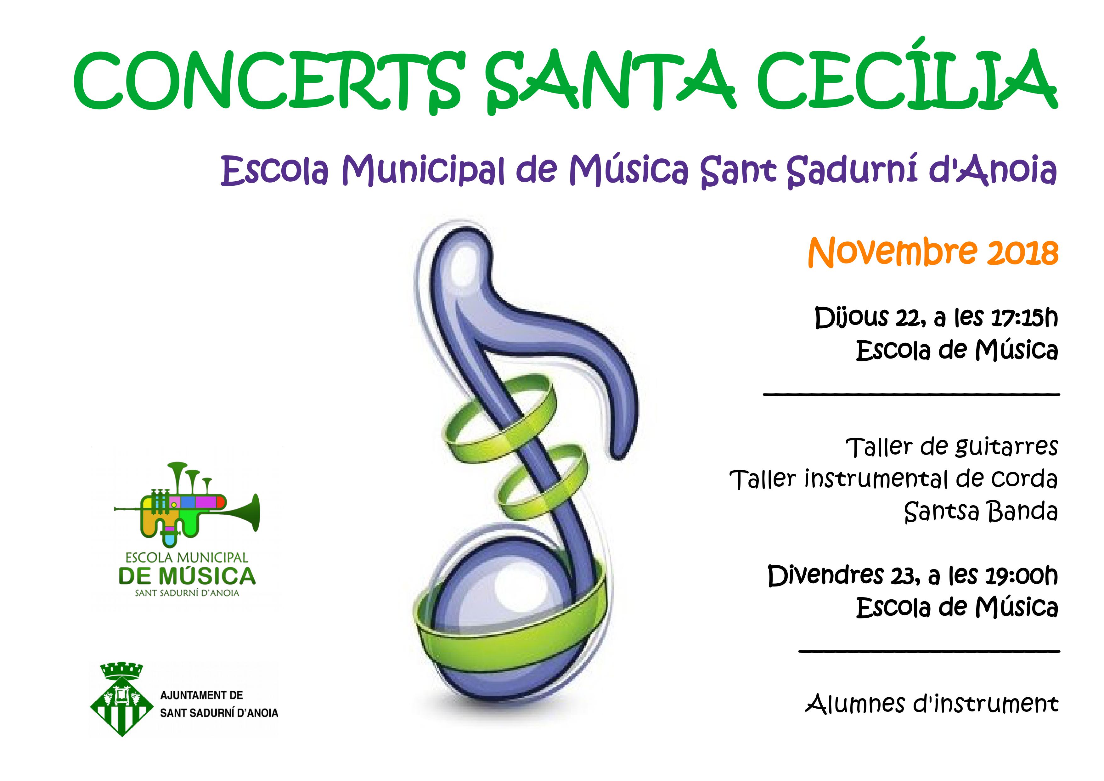 Cartell Santa Cecília - Horitzontal Cartell Santa Cecília - Horitzontal