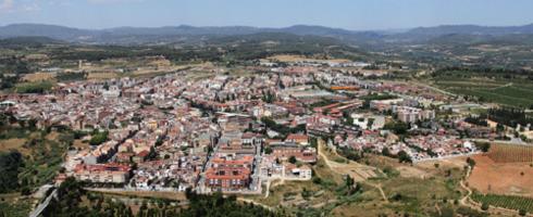 Vista aèria de Sant Sadurní Vista aèria de Sant Sadurní